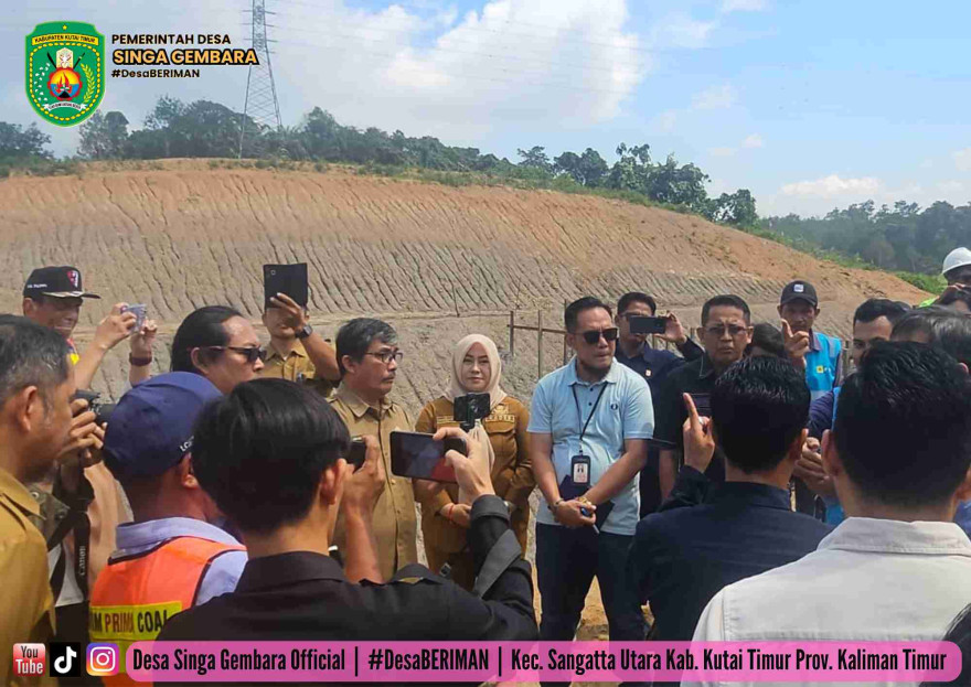 KUNJUNGAN KOMISI C DPRD KUTIM KE WILAYAH BERDAMPAK AKTIVITAS TAMBANG PT. KPC DESA SINGA GEMBARA