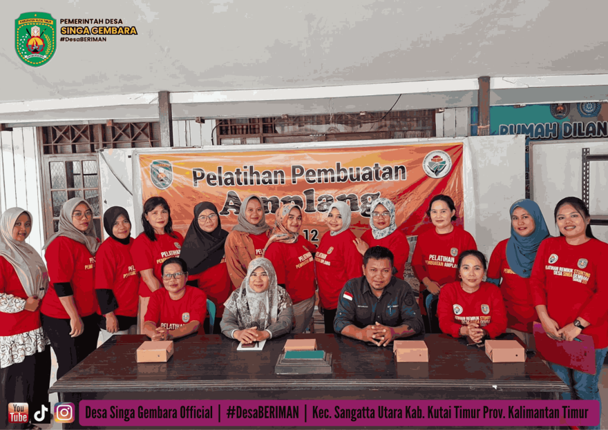 Pelatihan UMKM Pembuatan Amplang di Wilayah RT.12 Desa Singa Gembara 2025