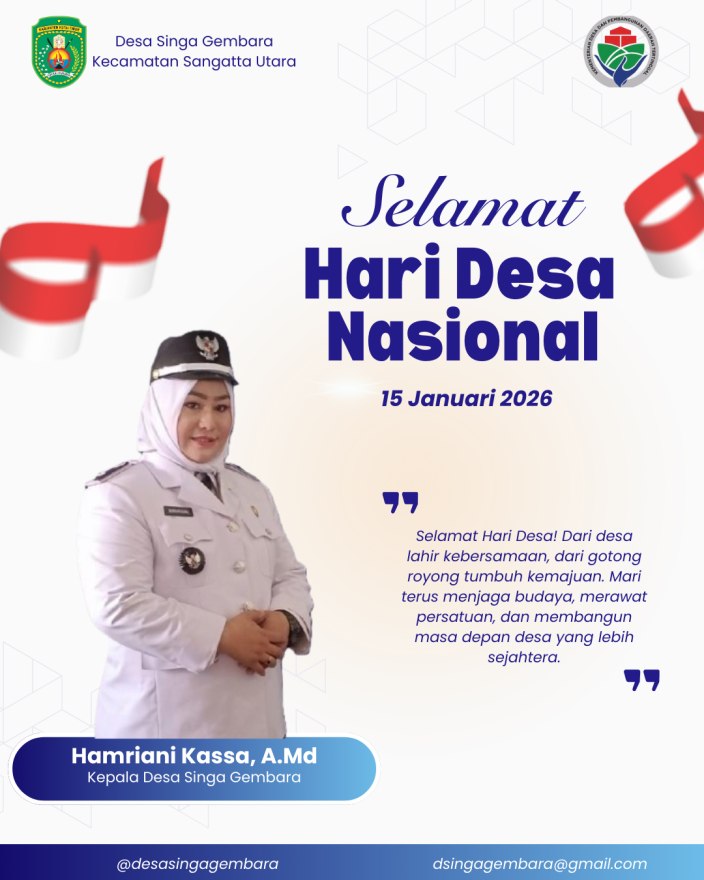 Peringatan Hari Desa Nasional Nasional (15 Januari)