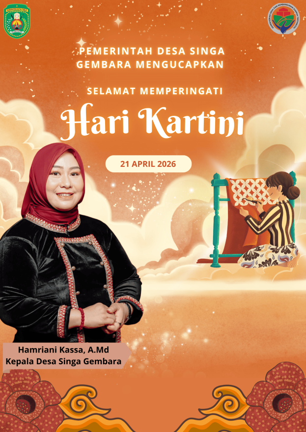 Pemerintah Desa Singa Gembara Mengucapkan Selamat Memperingati Hari Kartini