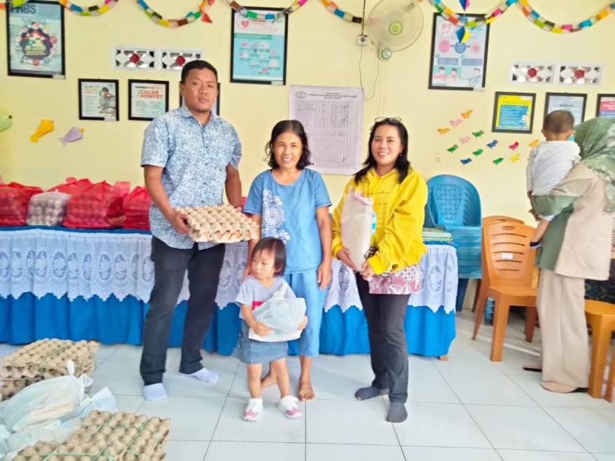 Bantuan Sembako PT. PAMA Untuk Balita Stunting